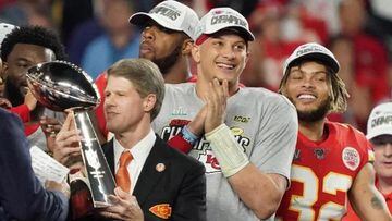 AFC Championship trophy presentation and celebration