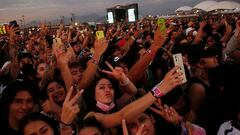 Santiago, 19 marzo 2022.Festival Lollapalooza 2022 que se desarrolla por tres días en el Parque Cerillos.Javier Salvo/Aton Chile