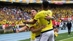 Colombia 1x1: El gol de Falcao corta la racha ganadora de Tite