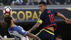 Colombia crush United States in Copa America but James injured