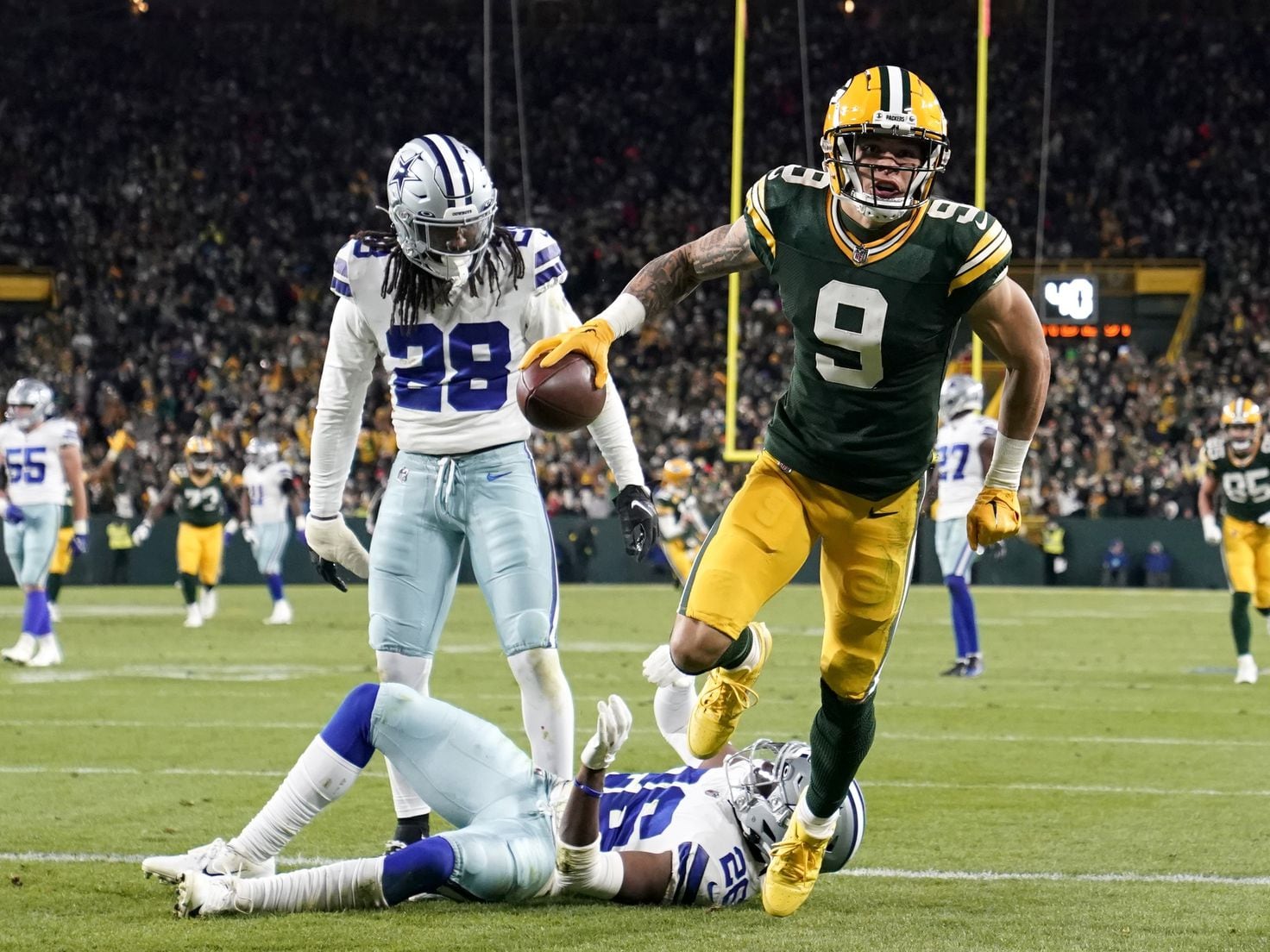 Dallas Cowboys 28-Green Bay Packers 31, Packers win in overtime