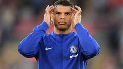SOUTHAMPTON, ENGLAND - AUGUST 30: Thiago Silva of Chelsea looks on prior to kick-off in the Premier League match between Southampton FC and Chelsea FC at Friends Provident St. Mary's Stadium on August 30, 2022 in Southampton, England. (Photo by Harriet Lander - Chelsea FC/Chelsea FC via Getty Images)