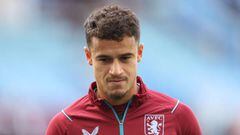 BIRMINGHAM, ENGLAND - OCTOBER 16: Philippe Coutinho of Aston Villa during the Premier League match between Aston Villa and Chelsea FC at Villa Park on October 15, 2022 in Birmingham, United Kingdom. (Photo by James Williamson - AMA/Getty Images)
