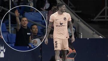Un aficionado del Espanyol, expulsado del estadio tras insultar a De Paul y hacer el saludo fascista