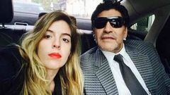 Dalma y su padre, Maradona