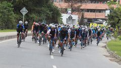 El grupo salió antes de la 8:00 a.m. para la etapa entre Rionegro y La Dorada