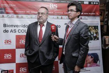 Alfredo Relaño, director Diario AS (izq)- William Rodríguez, periodista AS Colombia (der)