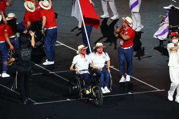 El desfile de Chile en la inauguración de los Juegos Paralímpicos
