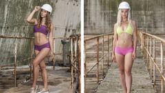 Concurso de bikinis para elegir becaria en una central nuclear. Foto: Facebook
