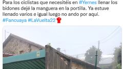La alcaldesa de Yernes y Tameza, muy involucrada con La Vuelta