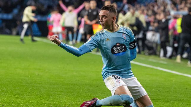 Aspas completa el G8 histórico del gol en la Liga