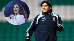 El día que Maradona solicitó un vis a vis para ver a Isabel Pantoja en la cárcel
