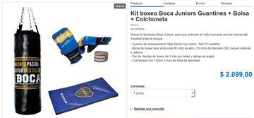 Just been beaten by River Plate? Take your frustration out on your Boca Juniors punch bag…