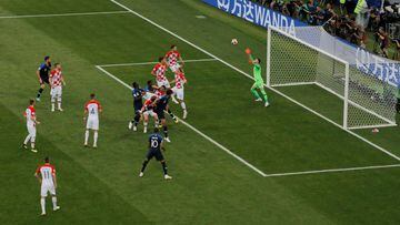 Mandzukic anotó el primer autogol en una final de Mundial