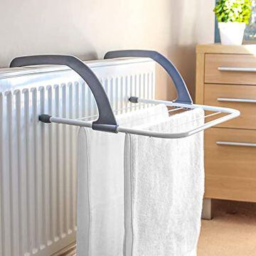 Los tendederos de radiador permiten que el aire caliente circule por la vivienda.