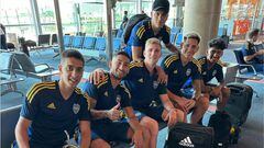 Con Riquelme a la cabeza, Boca emprendió vuelo hacia Abu Dhabi