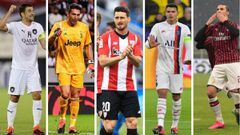 Gabi, Buffon, Aduriz, Thiago Silva e Ibrahimovic.