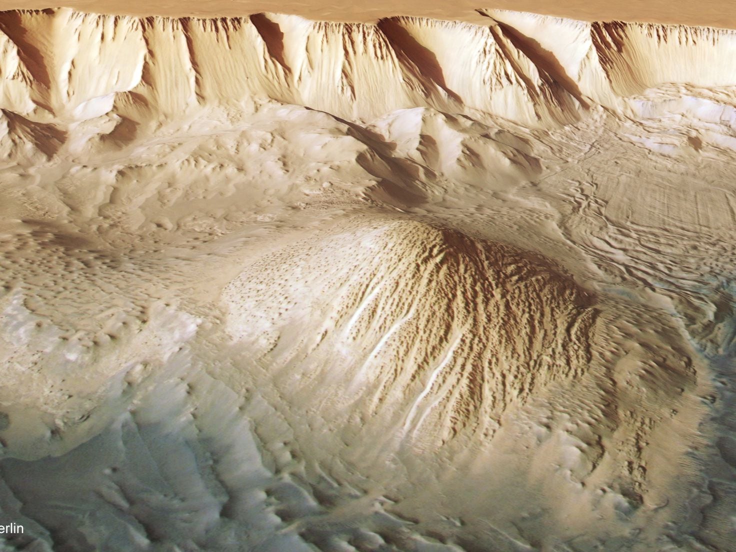 Revelan imágenes en Marte del cañón más grande del Sistema Solar - AS.com