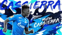 Mateo Cassierra fue confirmado como nuevo jugador de Zenit.