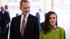 King Felipe VI and Queen Letizia of Spain arrive to Britain's King Charles' reception at Buckingham Palace in London, Britain May 5, 2023 REUTERS/Henry Nicholls