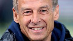 (FILES) In this file photo taken on January 19, 2020 Hertha Berlin's German head coach Jurgen Klinsmann is seen prior to kick off in the German first division Bundesliga football match Hertha Berlin v Bayern Munich in Berlin. - Klinsmann, who won the World Cup as a player and led Germany to the semi-finals as coach, has been appointed head coach of South Korea, the country's football body said on February 27, 2023. (Photo by Ronny Hartmann / AFP) / DFL REGULATIONS PROHIBIT ANY USE OF PHOTOGRAPHS AS IMAGE SEQUENCES AND/OR QUASI-VIDEO