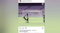 "A papá no...", Vidal a Riqui Puig: A James le gustó en Instagram