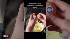 A viral TikTok video shows a man accurately predicting every stage of the Champions League so far...by cracking an egg. But it looks like bad luck for City.