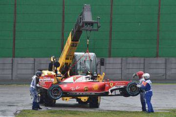 Kimi Raikkonen's accident