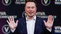 FILE PHOTO: Elon Musk, Chief Executive Officer of Tesla and owner of Twitter, attends the Viva Technology conference n Paris, France, June 16, 2023. REUTERS/Gonzalo Fuentes/File Photo