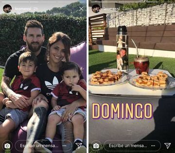 Las imágenes de Leo Messi en el día de la madre en Argentina, el día que escogió Antonella Roccuzzo para confirmar que están esperando su tercer hijo.