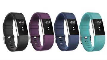 Fitbit Charge 2 se encuentra disponible en diversos colores.