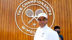 Rafael Nadal returns from a practice session ahead of the 2022 Wimbledon Championship at the All England Lawn Tennis and Croquet Club, Wimbledon. Picture date: Sunday June 26, 2022. (Photo by John Walton/PA Images via Getty Images)