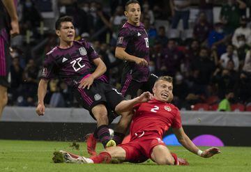 La Selección Mexicana empató a un gol ante Canadá en las eliminatorias mundialistas rumbo a Qatar 2022 el 7 de octubre de 2021