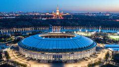 El Estadio Luzhnik&iacute; de Mosc&uacute;, con capacidad para 80.000 espectadores, ser&aacute; el escenario del acto inaugural del Mundial de Rusia 2018.
