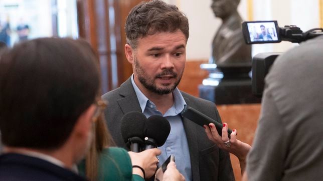 La reacción de Rufián a la marcha de Casemiro