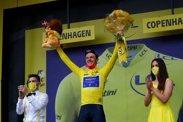 Lampaert, primer maillot amarillo del Tour