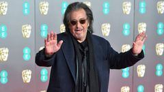 Al Pacino, protagonista de los Premios Bafta por una aparatosa caída a su llegada