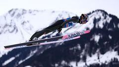 Oberstdorf (Germany), 15/11/2023.- Halvor Egner Granerud of Norway in action during practice for the first stage of the 72st Four Hills Ski Jumping Tournament in Oberstdorf, Germany, 28 December 2023. (Alemania, Noruega) EFE/EPA/ANNA SZILAGYI
