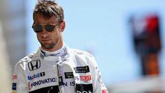 Jenson Button, decepcionado en Austin.