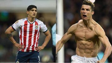 Alan Pulido se compara con Cristiano Ronaldo