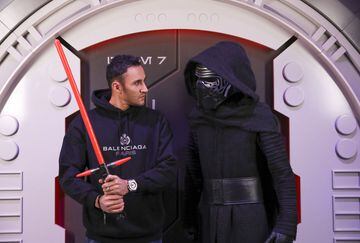 Keylor Navas y Darth Vader.