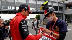 Carlos Sainz (Ferrari). Suzuka, Japón. F1 2022.