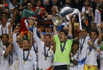 La tercera y última Champions la levantó en Lisboa el 24 de mayo de 2014 tras ganar al Atlético de Madrid en la final. 
 