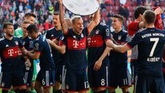 El Bayern M&uacute;nich celebra su t&iacute;tulo n&uacute;mero 28 en la Bundesliga, el sexto consecutivo.