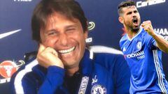 Conte se burla de Costa: ataque de risa que enfurecerá al delantero