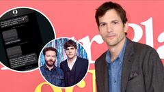 After the letters of support for Danny Masterson, Aston Kutcher sent a text message to his fans which has received criticism online.