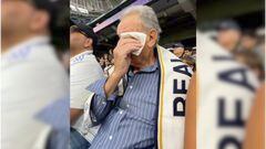 Abuelito rompe en llanto al conocer el Santiago Bernabéu