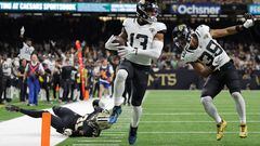 Jacksonville stretched their win streak to four games after Christian Kirk’s 44-yard TD catch and run sank the Saints in New Orleans.