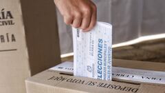 Urnas de votación para las elecciones en Colombia. Este 13 de marzo se realizan las elecciones legislativas del periodo 2022-2026