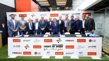 Vicente del Bosque presenta la 13ª edición de su Football Academy